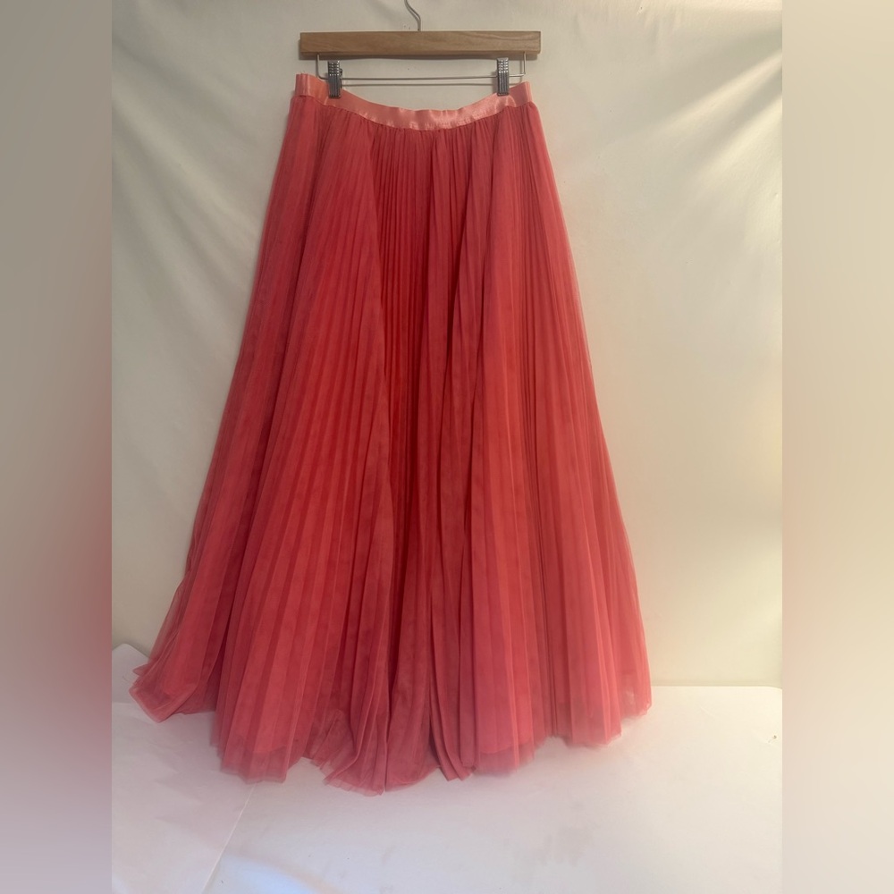 Anthropologie Hutch Pleated Tulle Midi Skirt - Picture 14 of 15